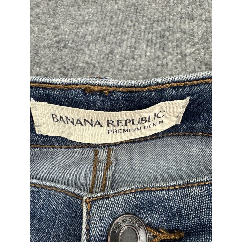 Banana Republic Women’s Skinny‎ Jeans in Faded Blue Wash - Picture 2 of 12